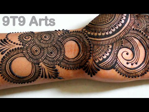 Very beautiful stylish front hand mehandi ka design | Easy mehendi design | Simple wedding #mehndi