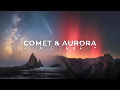 How to Photograph a Comet, The Milky Way & Aurora | Landscape Photography Tips & Techniques