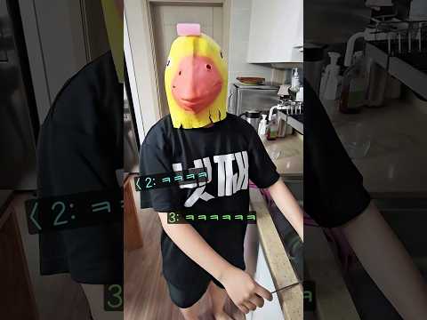 물에 안 닿고 젓가락 빼기
