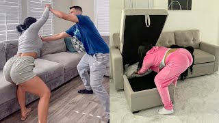 Try Not To Laugh Watching Andrea Lopez TikTok | Funny Isaac & Andrea TikTok Compilation Part 2