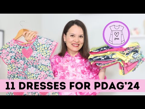 Let me share with You ALL 11 dresses I made for PDAG'24!