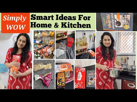 Smart Housekeeping Hacks From Things Easily Available At Home||Kitchen Organization Ideas|Quick Tips