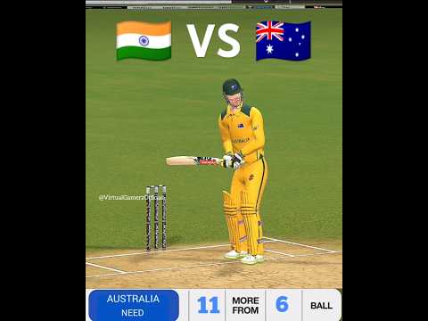 Australia Need 11 runs in 6 balls against India / Real Cricket 24