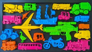 Membersihkan Mainan Mobil Balap, Truck Molen, Kereta Api, Tank, Bus Telolet, Pesawat, Excavator