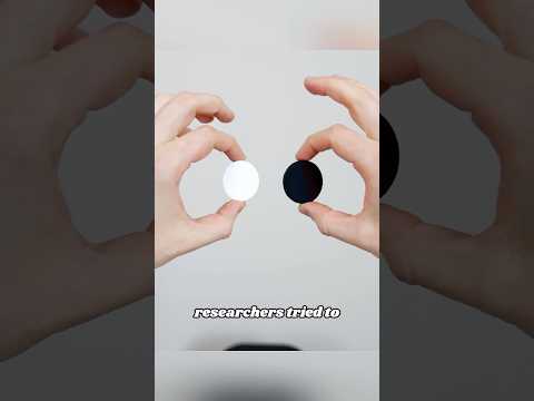 What would happen if you mixed the world's blackest and whitest substances?#us #knowledge #mix
