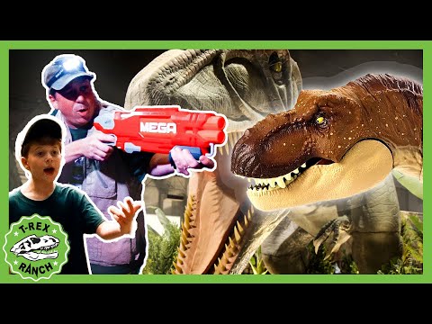 The Dinosaur Theme Park Escape! | 🦖🦕 T-Rex Ranch Dinosaur Videos