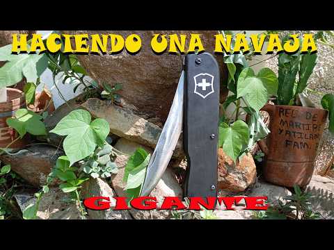 👑💯🔥🔨Forjando una Navaja como la de "CANTINFLAS"