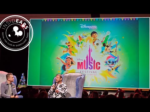 NEW SEASON 2025 : Disney Music Festival Presentation - Disneyland Paris - Insidears