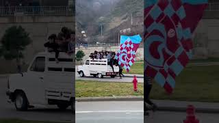 Trabzonspor Taraftarı Stadyuma Hareket Ediyor