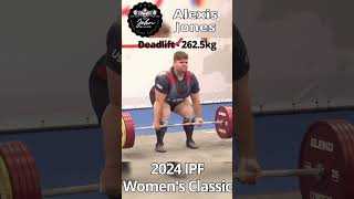 Alexis Jones - 3rd Place 704.5kg Total *WR*- 84+kg Class 2024 IPF Women's Classic