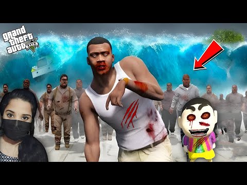 Franklin & Shinchan Became Zombie - GTA 5