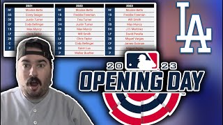 Guessing EVERY Dodgers Opening Day Lineup