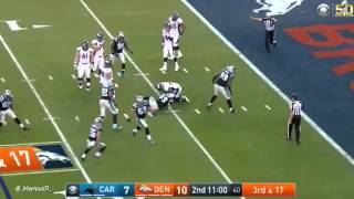 Panthers' Luke Kuechly Destroys Broncos' Demaryius Thomas with Big Hit
