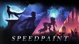 Silhouettes (C) - MLP Speedpaint