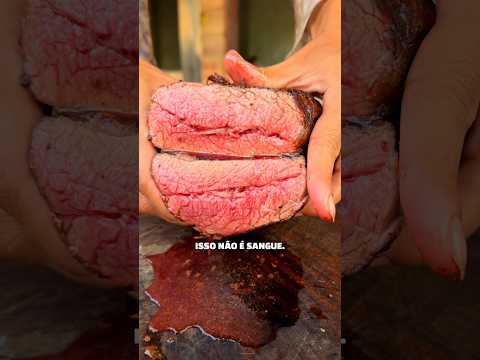 ENTENDA: o líquido avermelhado da carne NÃO É SANGUE 🩸😉