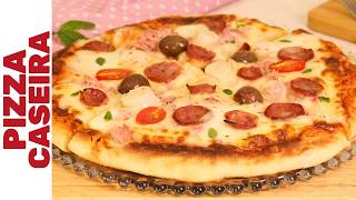 PIZZA RÁPIDA E FÁCIL PARA ESQUECER O DELIVERY DE VEZ! Sem sovar, pronta em minutos!