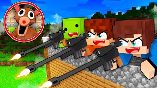 Zostaliśmy SNIPERAMI i STRZELAMY DO JELENIA z 99 NOCY w Minecraft!