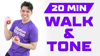 20 MIN WALK AND TONE • Keoni Tamayo • Workout #242