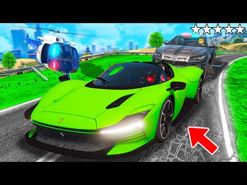 POLIZEI verfolgt HACKER FERRARI in GTA 5! (Polizei vs. Dieb)