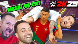 WWE MESSİ vs RONALDO! SPİDERMAN-İRONMAN TÜM KAHRAMANLAR KAPIŞIYOR!