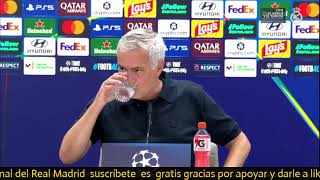 RUEDA de PRENSA de MOURIHNO después de la VICTORIA del REAL MADRID 2 vs INTER DE MILAN 1