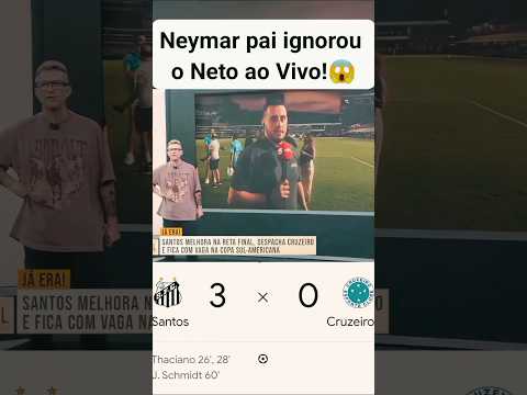 APITO FINAL | O PAI DE NEYMAR IGNOROU O CRAQUE NETO AO VIVO NO APITO FINAL 😂😂#shotsviral#brasileirão