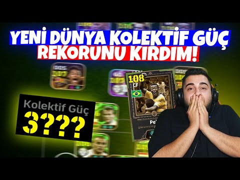 108 PELE ile YENİ DÜNYA KOLEKTİF GÜÇ REKORUNU KIRDIM! 🔥 3??? 😱 eFootball Mobile 2025