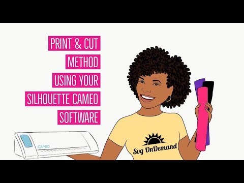 Print and Cut Method using Silhouette Cameo Software