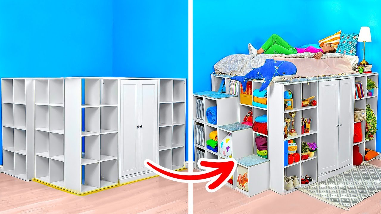 Diy platform bed -- smart solutions for a stylish and cozy home