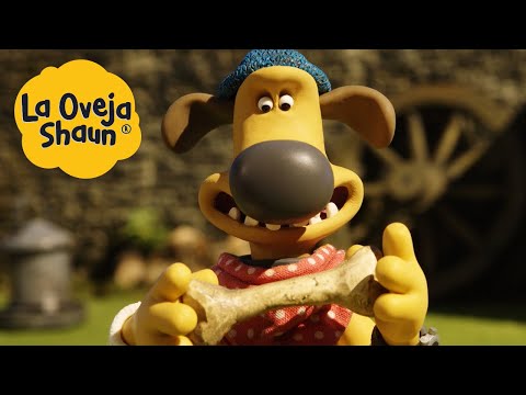 La Oveja Shaun 🐑 hueso grande 🐑 Dibujos animados para niños