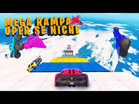 GTA 5 ONLINE SNOW MODE RACES AND JOBS MEGA RAMPA | KCGAMING