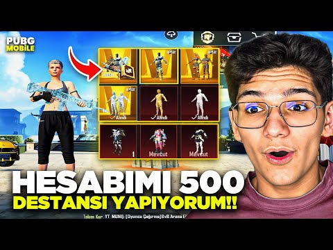 HESABIMI 500 DESTANSI YAPIYORUM! 80.000UC HARCADIM - PUBG MOBİLE