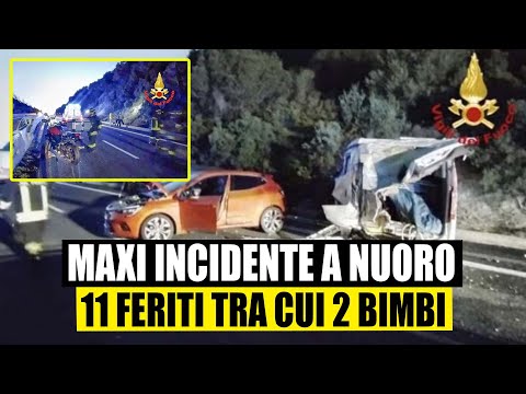 MAXI INCIDENTE FRA 3 AUTO, 2 MOTO E UN CAMPER: 11 PERSONE FERITE