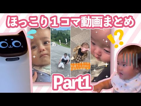 猫ロボに絶叫、道ゆく人に王様みたいな挨拶！【赤ちゃん動画】面白かわいい赤ちゃんまとめPart1#ほっこり動画