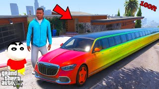 Franklin and Shinchan Make World LONGEST & EXPENSIVE CAR in Los Santos IN GTA V