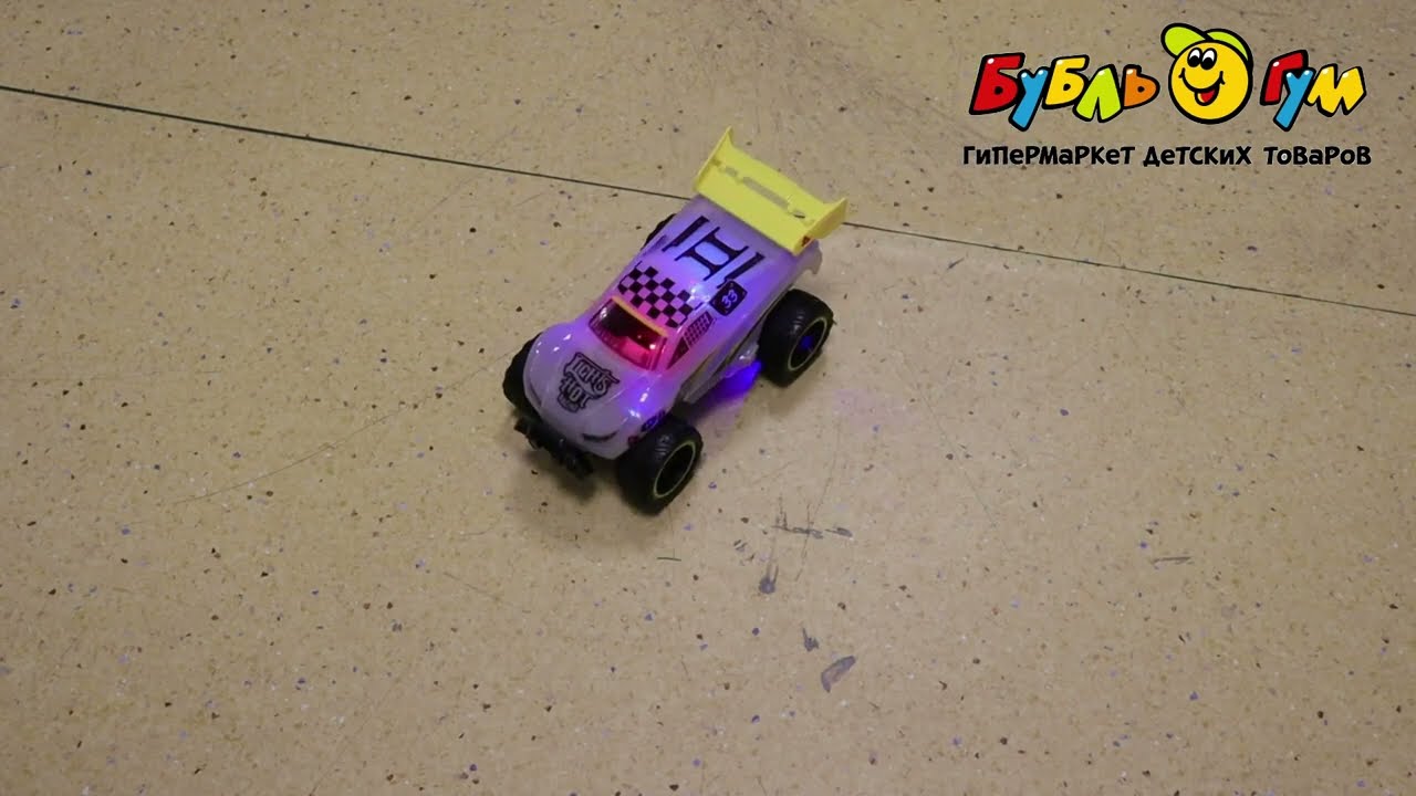 Монстер-трак Lanson Toys кросс-кантри р/у со световыми эффектами - видео