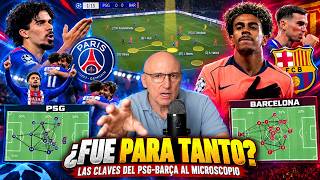 ¿FUE TAN SUPERIOR EL PSG AL BARÇA? ¿Y AHORA? ¿CAMBIA ALGO? LAS CLAVES TÁCTICAS DEL 4-2