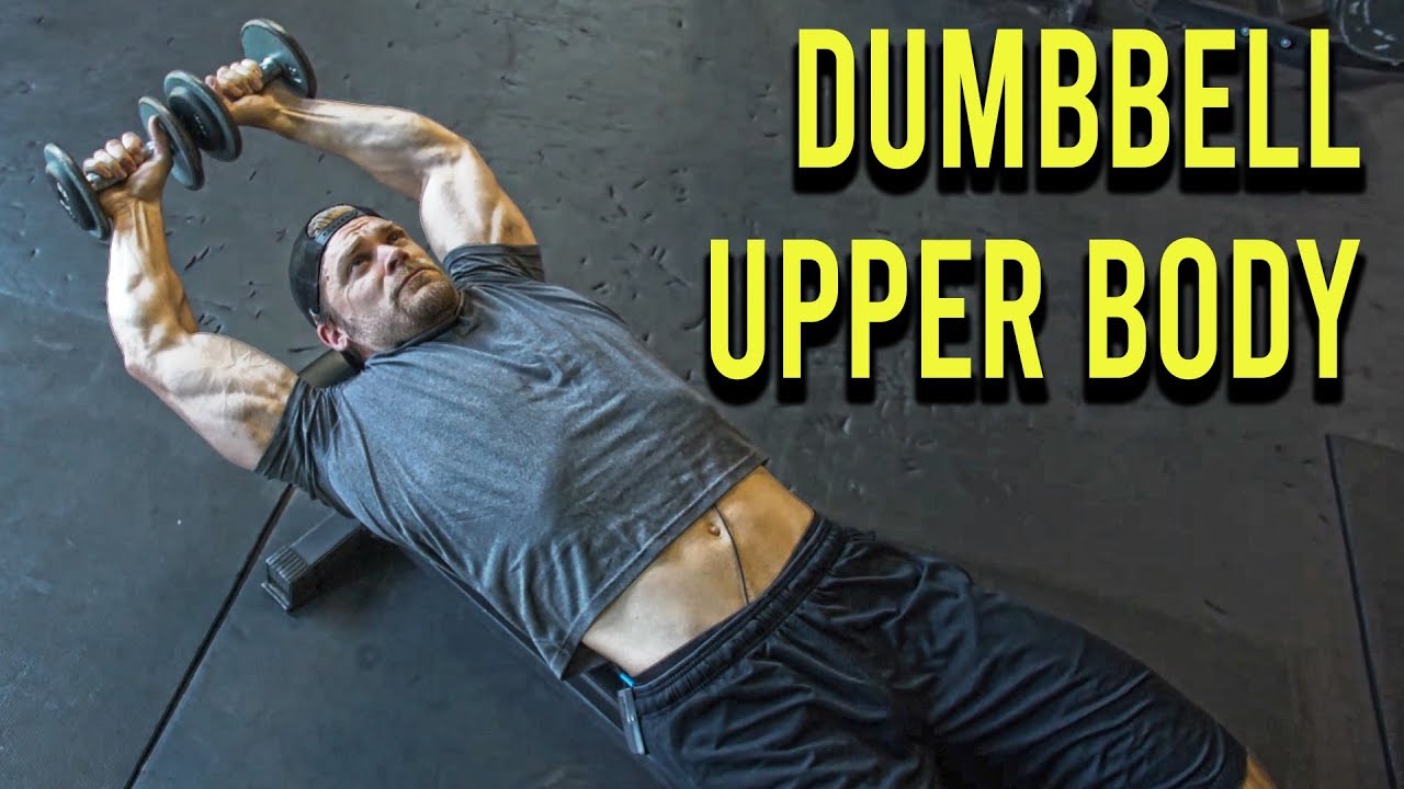 Chest/back/arms/shoulders dumbbell only workout (at home or gym) - dumbbell workout plan p3d4 - Buff Dudes