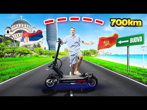 OTIŠAO SAM TROTINETOM DO MORA ! *700km izazov*