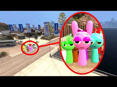 ENCONTRÉ a TODOS los SPRUNKI en el ZOOLOGICO | Garry's Mod Sandbox