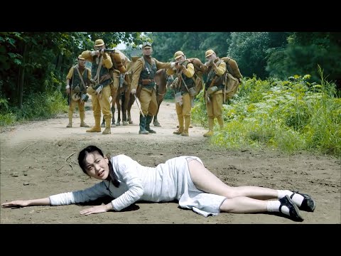 美女誘敵深入，日軍果然上當，瞬間被全殲 ⚔️ 抗日 | Kung Fu | Action