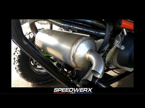 Speedwerx Q6 Slip-On Exhaust for Arctic Cat / Textron Off Road Wildcat XX
