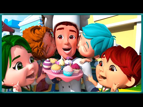 El Panadero de la Ciudad - Canciones Infantiles  - Viola Kids Cartoon Español