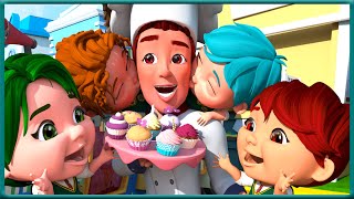 El Panadero de la Ciudad - Canciones Infantiles  - Viola Kids Cartoon Español