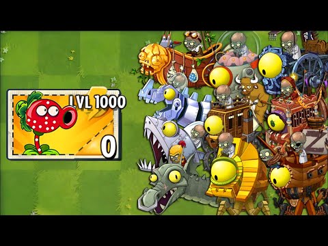 Every Random Premium Plants LEVEL 1000 Power-Up vs ALL Final Bosses Fight! - PvZ 2 Final Bosses