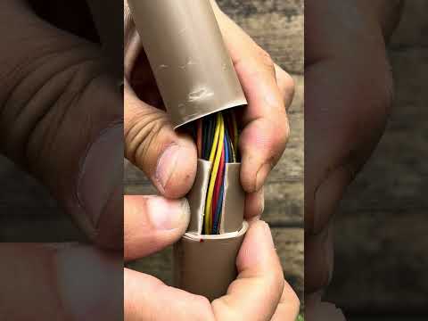 Técnica surpreendente de eletricista #eletrica #eletricista #ideias #obras