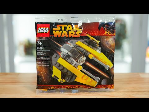 LEGO Star Wars 6966 MINI JEDI STARFIGHTER Review! (2005)