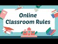Virtual Classroom Etiquette