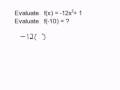 Function Evaluation and Substitution Concepts