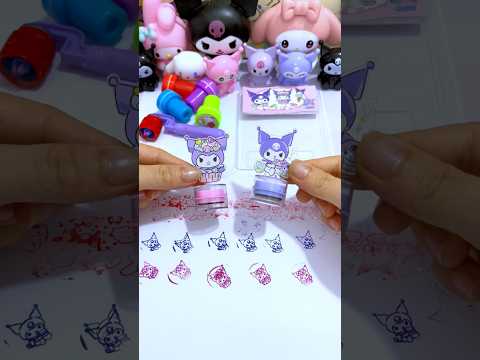 Review of sanrio seal set⁉️🤡#shortsviral #sanrio #japan #kuromi #accessories #melody #shorts